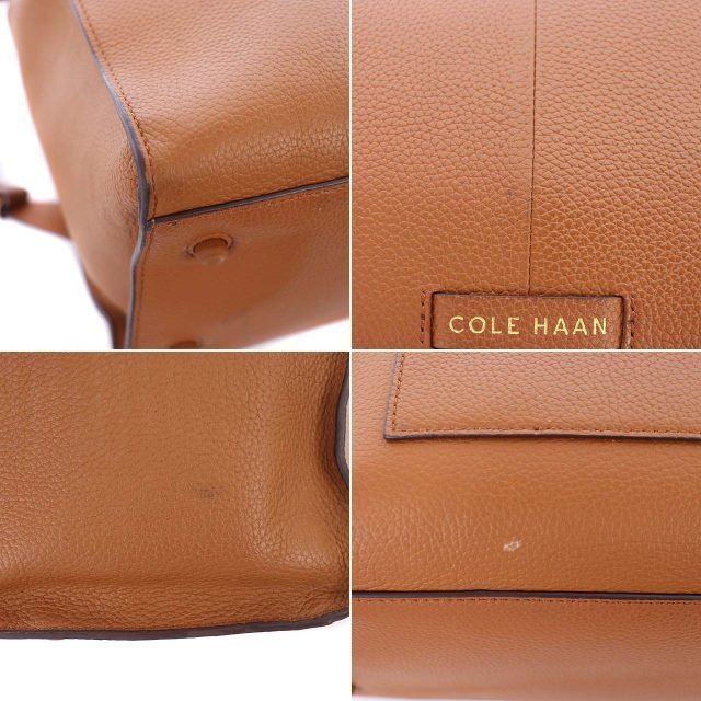 Cole Haan(コールハーン)のコールハーン ショルダーバッグ ハンドバッグ 2WAY レザー 茶 ブラウン レディースのバッグ(ショルダーバッグ)の商品写真