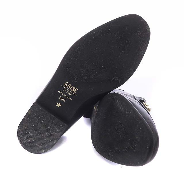 Le Talon(ルタロン)のルタロン グリーズ ビットローファー レザー 23.5cm 黒 ブラック ■OS レディースの靴/シューズ(ローファー/革靴)の商品写真