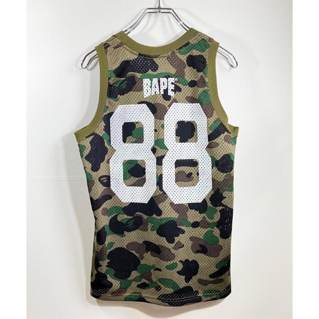 A BATHING APE(アベイシングエイプ)の美品 A BATHING APE エイプ カモ 迷彩 メッシュ タンクトップ メンズのトップス(タンクトップ)の商品写真