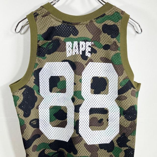 A BATHING APE(アベイシングエイプ)の美品 A BATHING APE エイプ カモ 迷彩 メッシュ タンクトップ メンズのトップス(タンクトップ)の商品写真