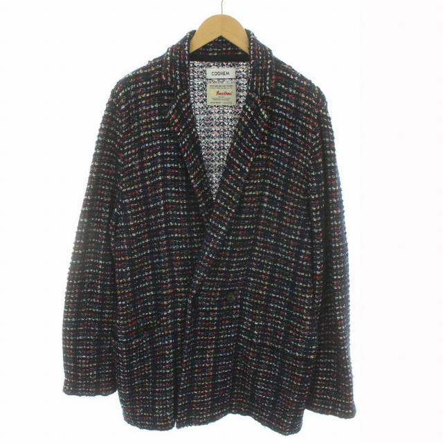 other(アザー)のCOOHEM 17AW BLAZER TWEED J/K Yonetomi生地 メンズのジャケット/アウター(テーラードジャケット)の商品写真