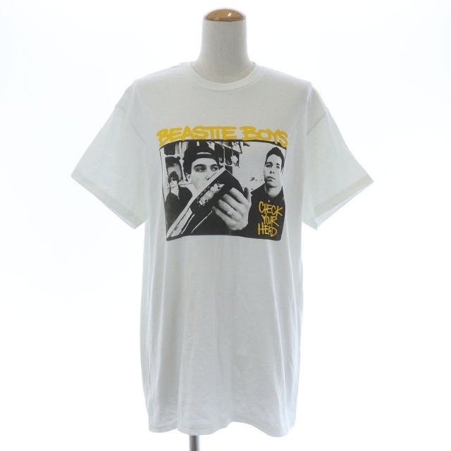 FRAMeWORK(フレームワーク)のフレームワーク BEASTIEBOYS バックロゴTシャツ 半袖 F 白 黒 黄 レディースのトップス(Tシャツ(半袖/袖なし))の商品写真