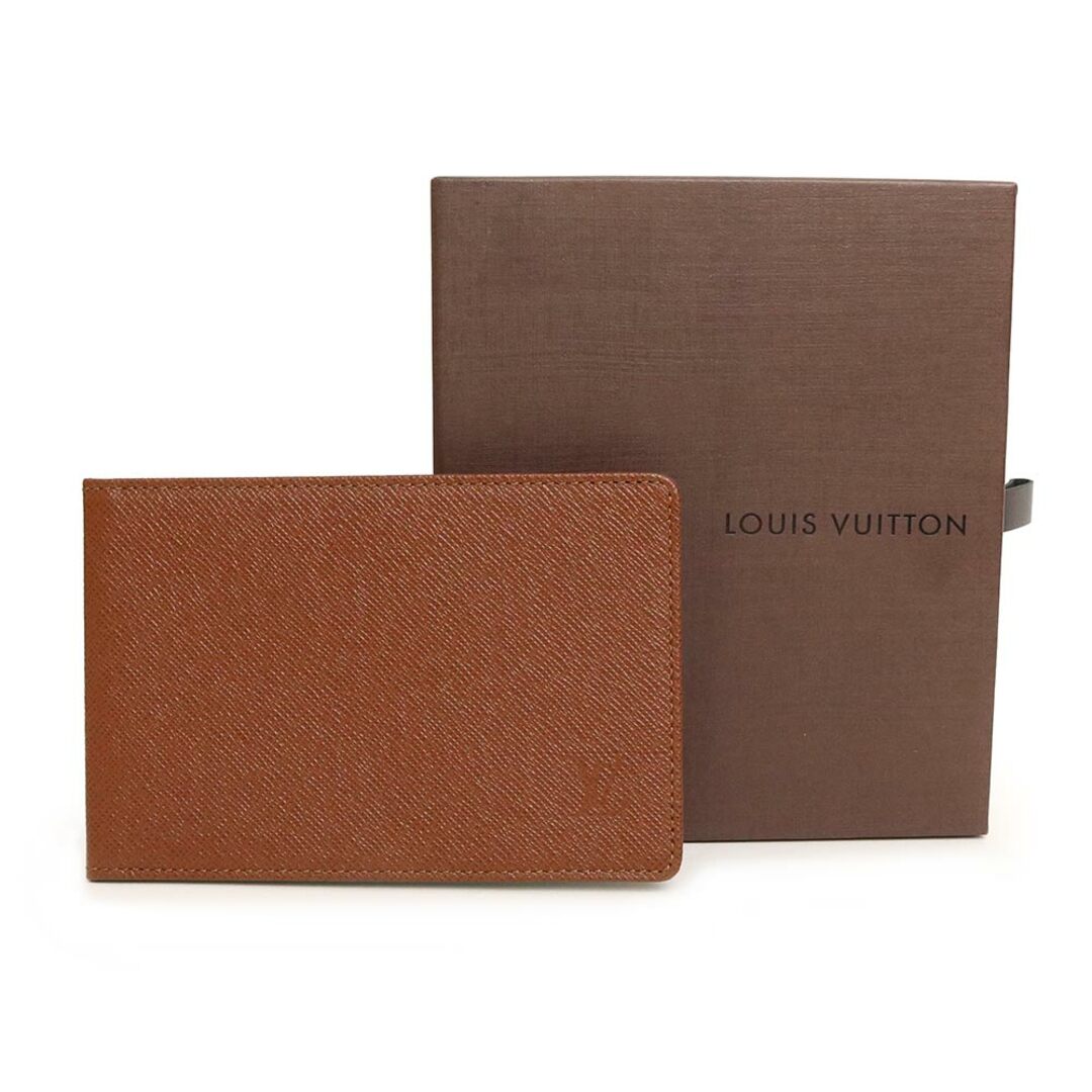 LOUIS VUITTON ルイ ヴィトン パスケース カードケース 名刺入れ 定期入れ ブラウン 茶 タイガ レザー MB0072A 箱付  LOUIS VUITTON（中古）の通販 by ブランドシティ｜ルイヴィトンならラクマ