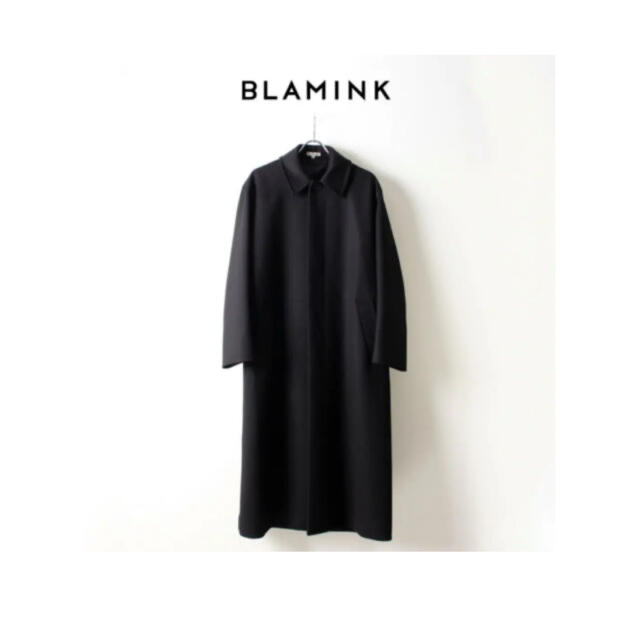 231000円カラー専用 BLAMINK ウールステンカラーコート