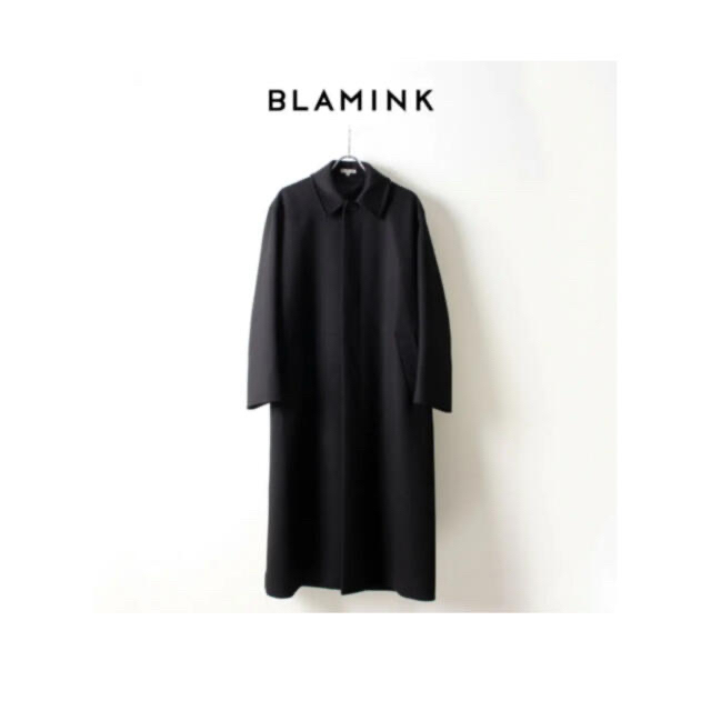 BLAMINK(ブラミンク)の専用 BLAMINK ウールステンカラーコート レディースのジャケット/アウター(ロングコート)の商品写真