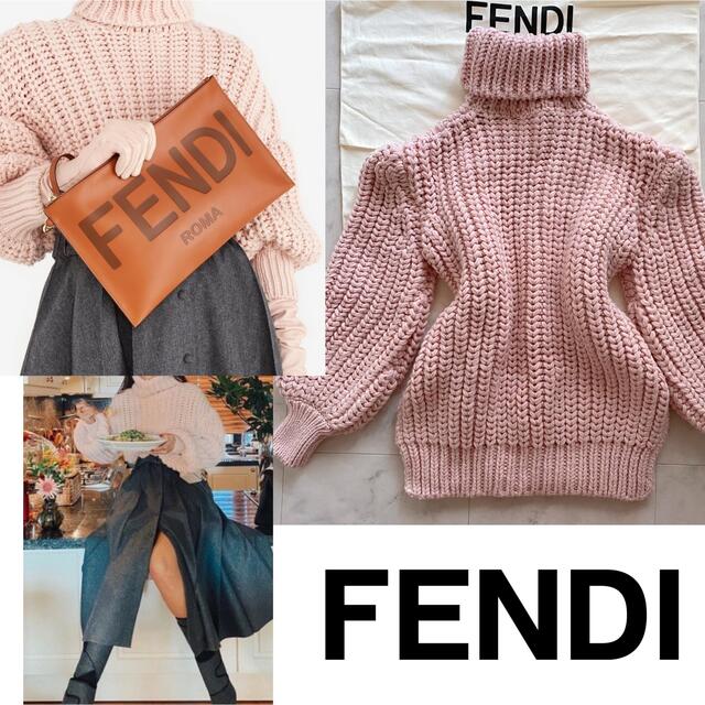 爆売りセール開催中！】 話題 FENDI - FENDI ざっくりニット モデル