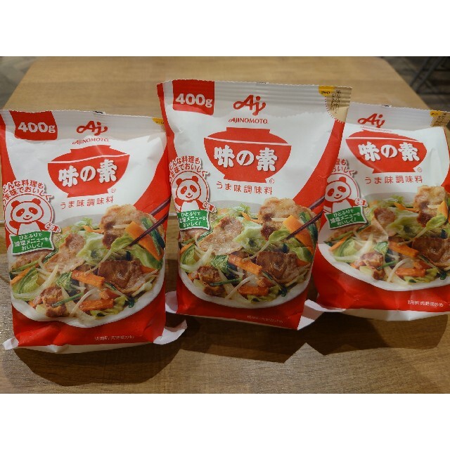 味の素(アジノモト)の味の素 うま味調味料　400g✕3袋 食品/飲料/酒の食品(調味料)の商品写真