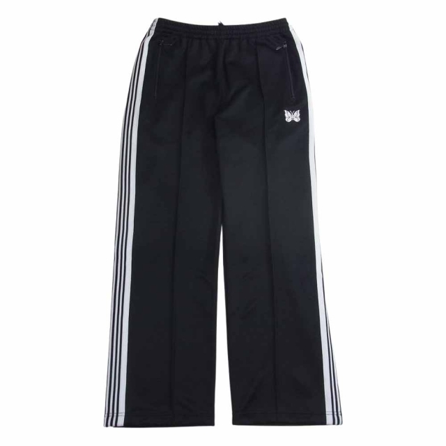 Needles ニードルス パンツ KP376 TRACK PANT POLY SMOOTH トラック パンツ ブラック系 S