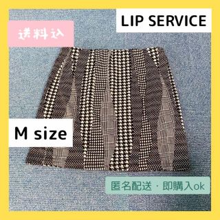 リップサービス(LIP SERVICE)のLIP SERVICE 柄物ミニスカ ミニスカート M (４０)(ミニスカート)