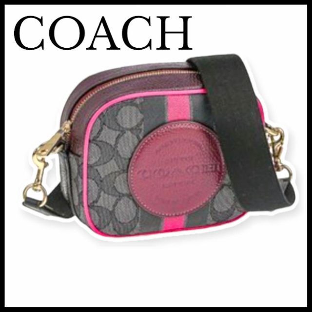 【極美品】コーチ　COACH　ミニデンプシー バッグ　ショルダーバッグ　ピンク