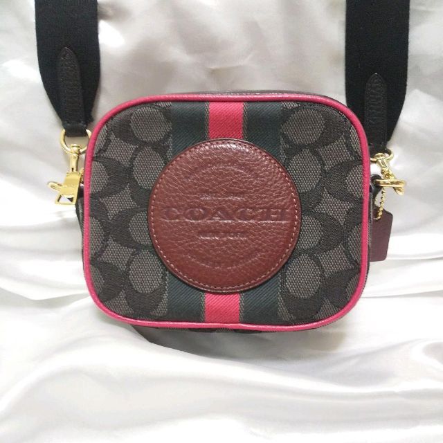 【極美品】コーチ　COACH　ミニデンプシー バッグ　ショルダーバッグ　ピンク 9