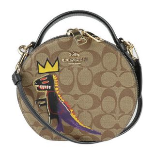 コーチ(COACH)のCOACH コーチ  バスキア キャンティーン クロスボディー シグネチャー ハンドバッグ C5658 PVC レザー  KHAKI MULTI カーキ マルチカラー ゴールド金具  2WAY ショルダーバッグ 【本物保証】(ハンドバッグ)