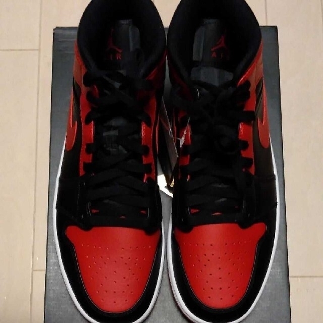 NIKE AIR Jordan 1 MID "BRED"  29.0 cm 1