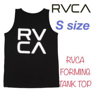 ルーカ(RVCA)の◇RVCA Forming タンクトップ　Sサイズ　ブラック　ノースリーブ(タンクトップ)