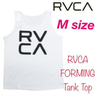 ◇RVCA Forming タンクトップ　Mサイズ　ホワイト　ノースリーブ(タンクトップ)