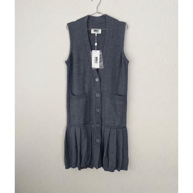 新品】MM6MaisonMargiela ⑥ロゴ ニット ワンピース ジレ - husnususlu.com