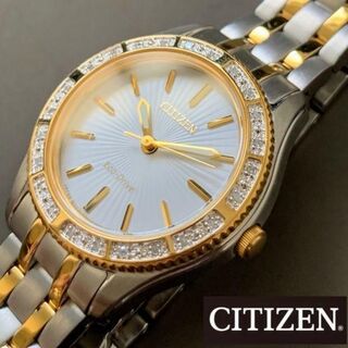 CITIZEN - 【新品】ダイヤモンド24石★CITIZEN★ソーラー レディース腕時計 シチズン