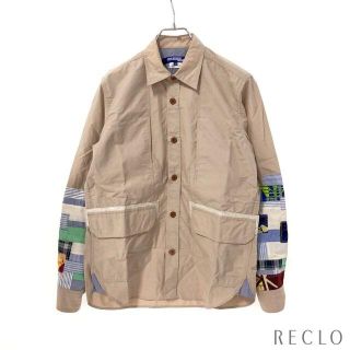 ジュンヤワタナベコムデギャルソン(JUNYA WATANABE COMME des GARCONS)のシャツ パッチワーク ベージュ マルチカラー(シャツ)