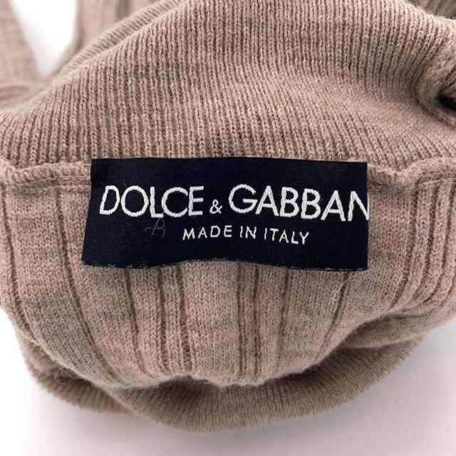 DOLCE&GABBANA(ドルチェアンドガッバーナ)のニット タートルネック ウール グレーブラウン メンズのトップス(ニット/セーター)の商品写真