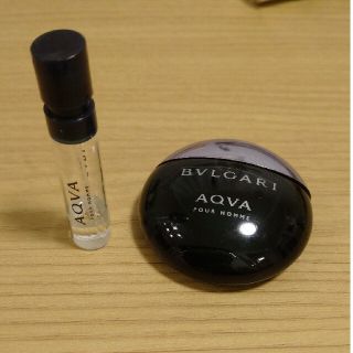 ブルガリ(BVLGARI)のBVLGALI AQVA POUR HOMME ミニボトル ブルガリ　アクア(香水(男性用))