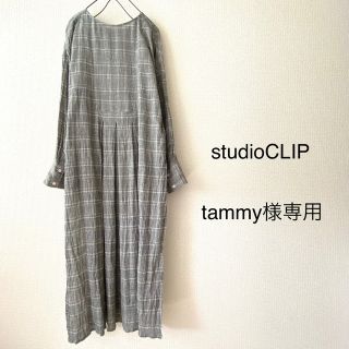 スタディオクリップ(STUDIO CLIP)のstudioCLIP♡グレンチェック マキシワンピース ロングワンピース(ロングワンピース/マキシワンピース)