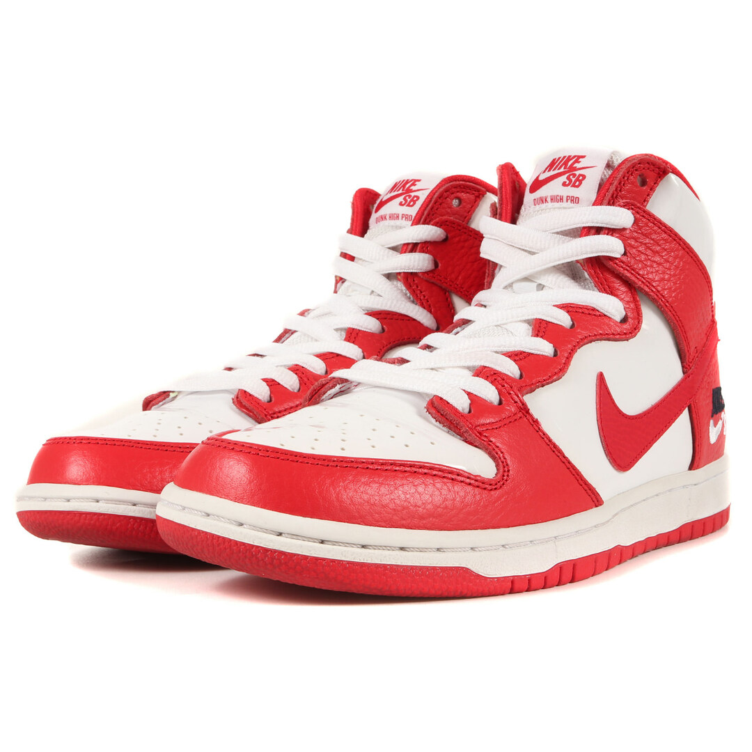 NIKE(ナイキ)のNIKE ナイキ SB ZOOM DUNK HIGH PRO (854851-661) アトランタオリンピック ズーム ダンク ハイ プロ ユニバーシティレッド ホワイト 赤白 US8(26cm) スニーカー 【メンズ】【中古】 メンズの靴/シューズ(スニーカー)の商品写真