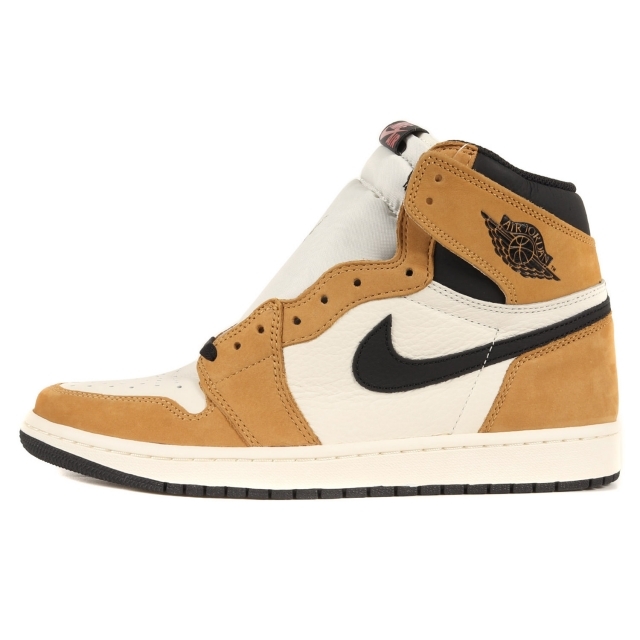 NIKE ナイキ AIR JORDAN 1 RETRO HIGH OG ROOKIE OF THE YEAR (555088-700) エアジョーダン1 レトロ ハイ ルーキー オブ ザ イヤー ゴールデンハーベスト ブラック US11(29cm) 【メンズ】