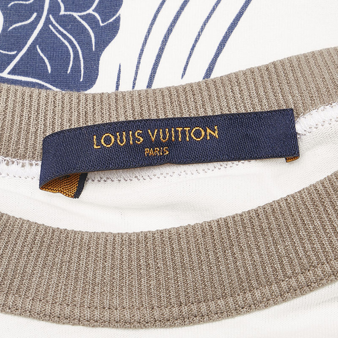 ルイ ヴィトン ヴァーシティープリント アロハ Ｔシャツ 半袖シャツ コットン メンズ LOUIS VUITTON 【1-0071743】