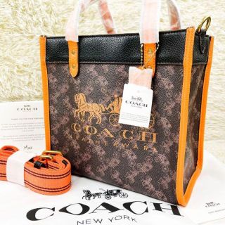 コーチ(COACH)のak様専用新品コーチトートバッグ 22 ホース アンド キャリッジ 保存袋付き(トートバッグ)