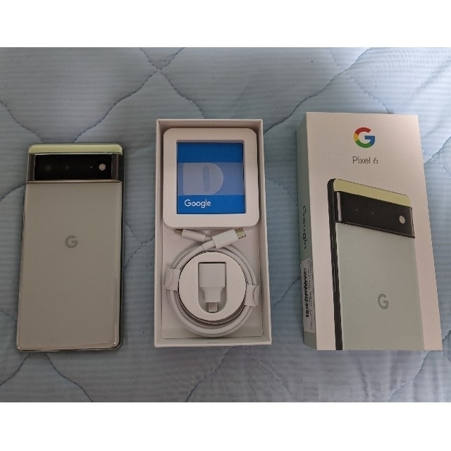 Google Pixel(グーグルピクセル)の値下げ Pixel6 128GB 美品 SIMフリー セージ au一括購入 スマホ/家電/カメラのスマートフォン/携帯電話(スマートフォン本体)の商品写真