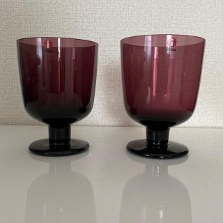 イッタラ(iittala)のiittala lempi イッタラ レンピ ダークライラック 2個セット(グラス/カップ)