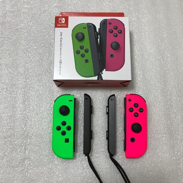 【メール便送料無料対応可】 Nintendo Switch - Switch Joy-Con (L) ネオングリーン / (R) ネオンピンク 家庭用ゲーム機本体