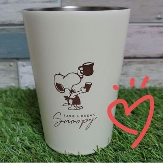 スヌーピー(SNOOPY)の新品☆ スヌーピー ステンレスタンブラー アイボリー(タンブラー)