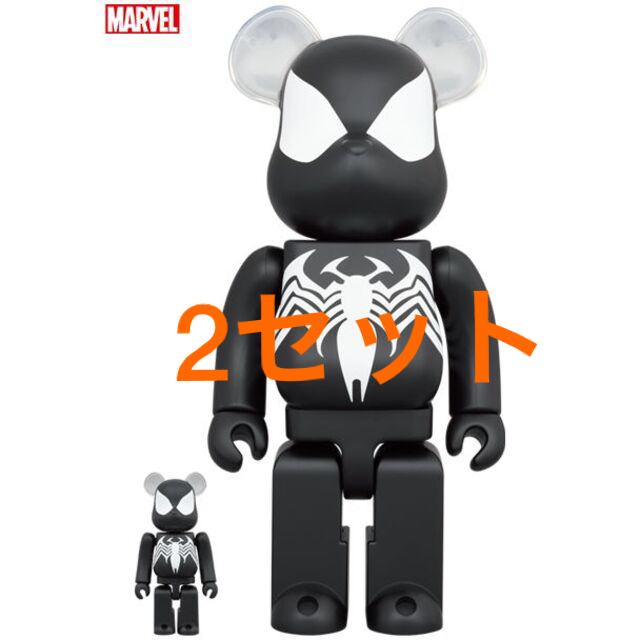 BE@RBRICK SCARLET SPIDER BLACK 400%セット