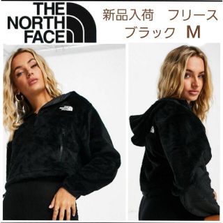 ザノースフェイス(THE NORTH FACE)の【新品】THE NORTH FACE ファーフリースパーカー　ブラック　サイズM(パーカー)