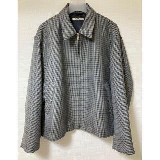 オーラリー(AURALEE)のAURALEE / DOUBLE FACE CHECK ZIP BLOUSON(ブルゾン)