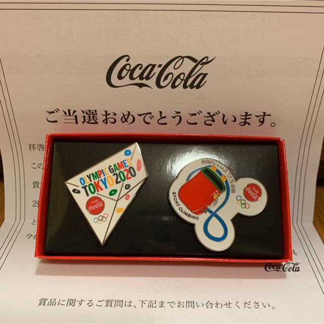 フェンシング 東京オリンピック 2020 コカ・コーラ オリジナルペアピンズ
