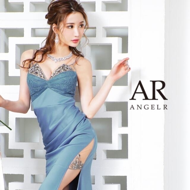 キャバ ドレス ロングドレス エンジェルアール Mサイズ 最高の www