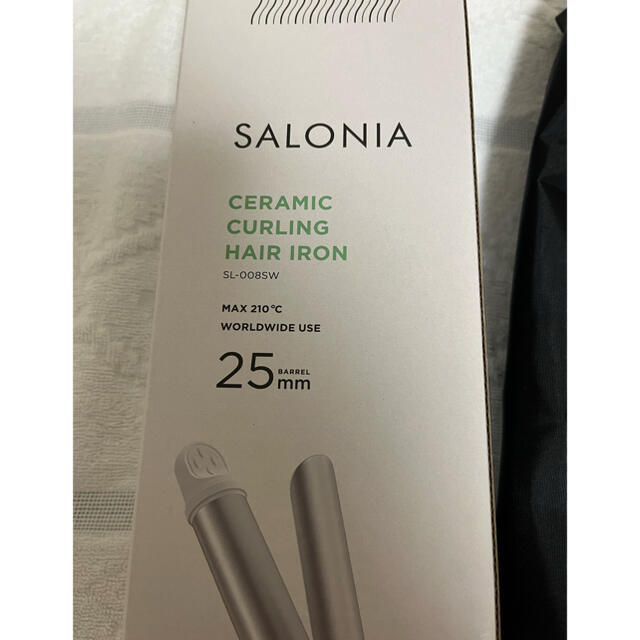 SALON(サロン)のSALONIA サロニア　カールアイロン　25mm スマホ/家電/カメラの美容/健康(ヘアアイロン)の商品写真