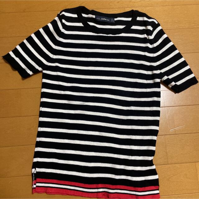 ZARA ボーダー　トップス レディースのトップス(ニット/セーター)の商品写真