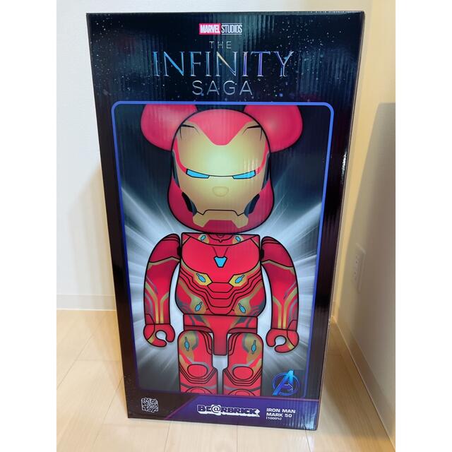 BE@RBRICK(ベアブリック)のBE@RBRICK IRONMAN MARK50 1000％ ベアブリック エンタメ/ホビーのフィギュア(その他)の商品写真