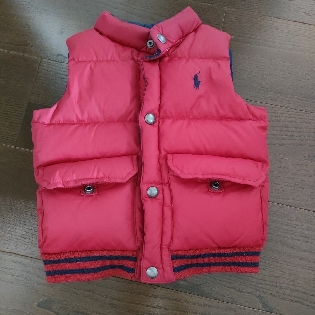 Ralph Lauren(ラルフローレン)のラルフローレン ダウンベスト リバーシブル キッズ/ベビー/マタニティのキッズ服男の子用(90cm~)(ジャケット/上着)の商品写真