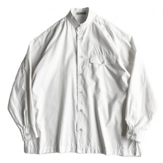 希少 1995aw issey miyake men スタンドカラーシャツ 白-