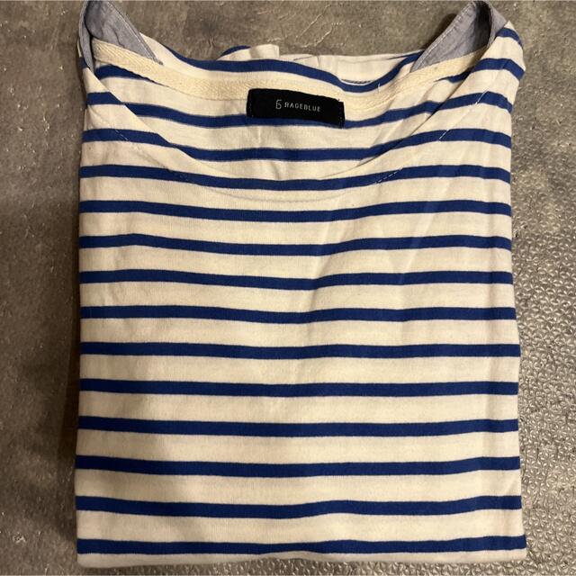 RAGEBLUE(レイジブルー)のレイジーブルー　カットソー　七分袖　Tシャツ メンズのトップス(Tシャツ/カットソー(七分/長袖))の商品写真