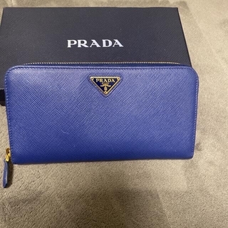 プラダ 長財布（ブルー・ネイビー/青色系）の通販 400点以上 | PRADAを 