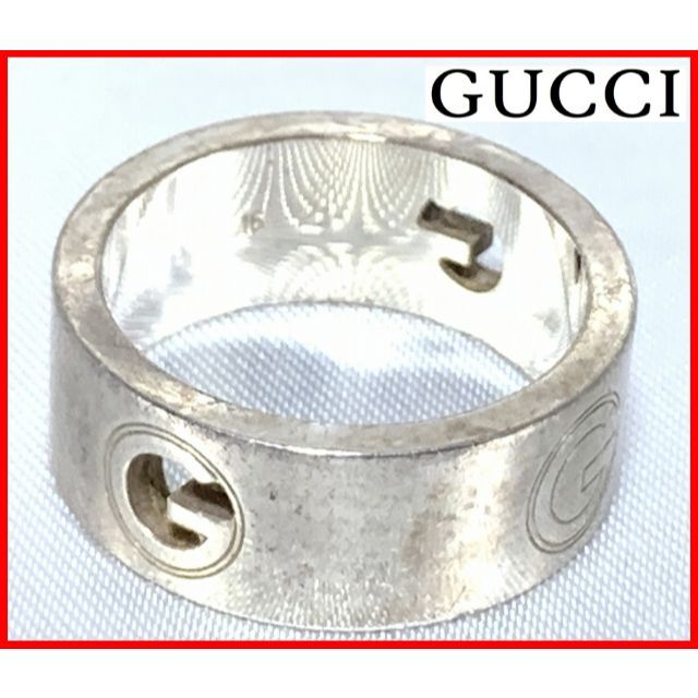 Gucci(グッチ)のGUCCI グッチ シルバーリング 15号 SV925 8.9g 9.12 レディースのアクセサリー(リング(指輪))の商品写真