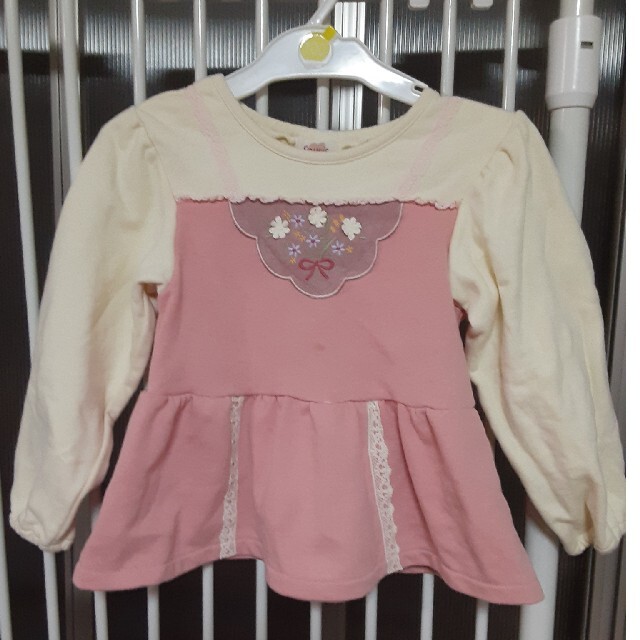 Souris(スーリー)のスーリー トレーナー カットソー 110 キッズ/ベビー/マタニティのキッズ服女の子用(90cm~)(Tシャツ/カットソー)の商品写真