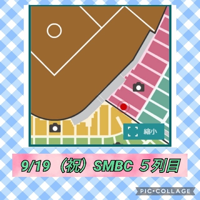 9/19 VS.ヤクルト【SMBC席ベンチ間近】阪神甲子園