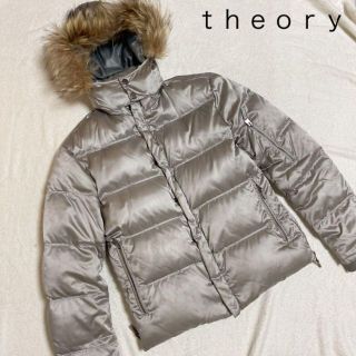 セオリー(theory)のセオリー  ダウンコート ジャケット シルバー グレー サイズ38 theory(ダウンコート)