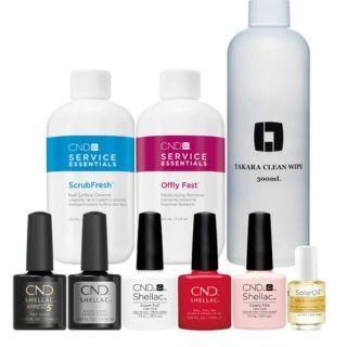 シーエヌディー(CND)のＣＮＤ シェラック　トライアルキットＮ4(ネイル用品)